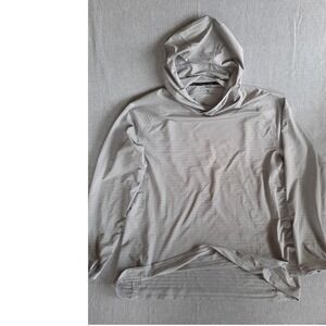 Kuhl Men XL Pullover Stripe Sun Hoodie Outdoor Trail Long Sleeve